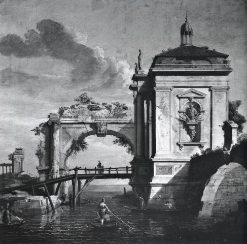 The Baltimore Museum of Art — Canaletto (Antonio Canal 1697-1768). Capriccio: architecture in ruins. — insieme